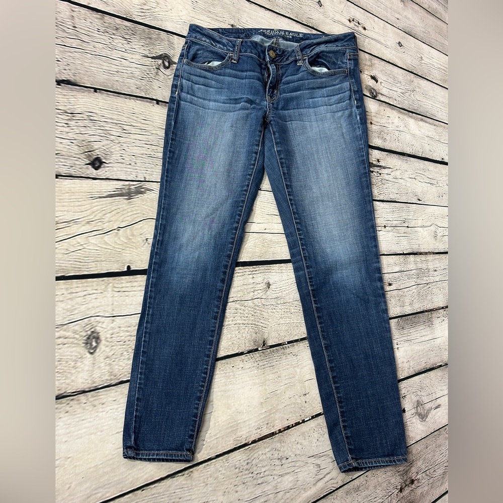 American Eagle Outfitters Light Blue Jeggings Jeans - Picture 2 of 8